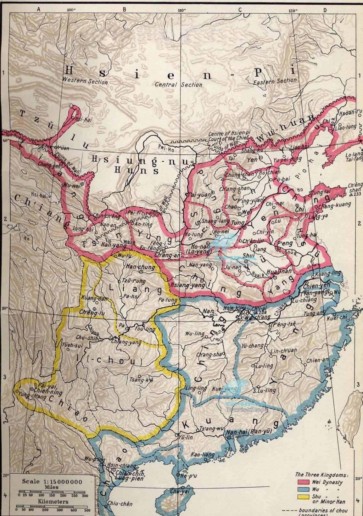 خريطة تاريخية للصين
