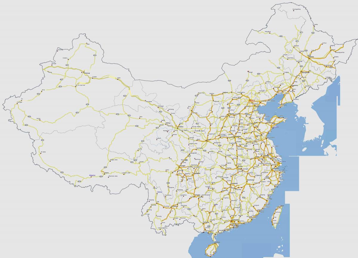 خريطة الطريق السريع للصين