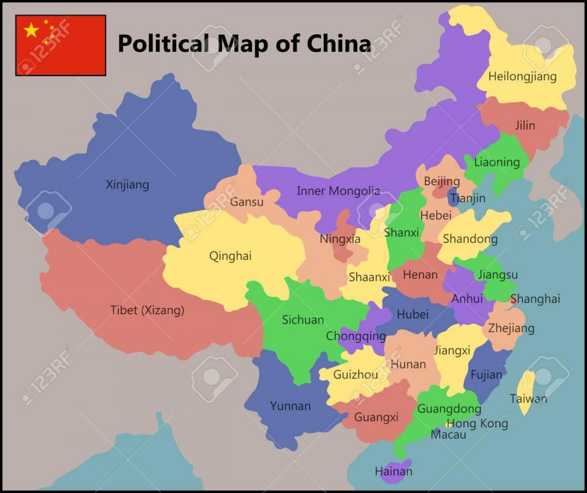 الخريطة الإدارية للصين